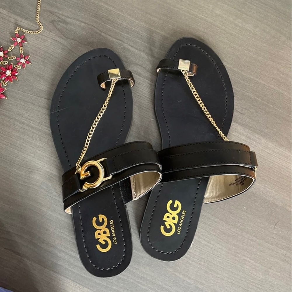 Black sandals